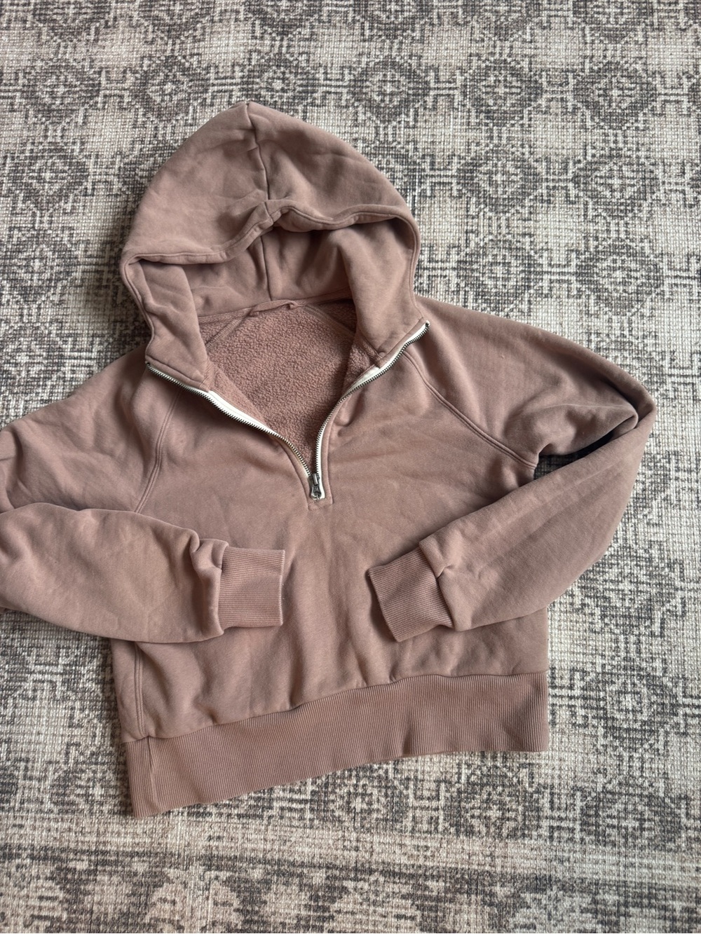 Women’s vuori Mauve Half-Zip Hooded Pullover